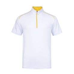 Oriental Zip Up Collar Polo T-Shirt (UDF20)